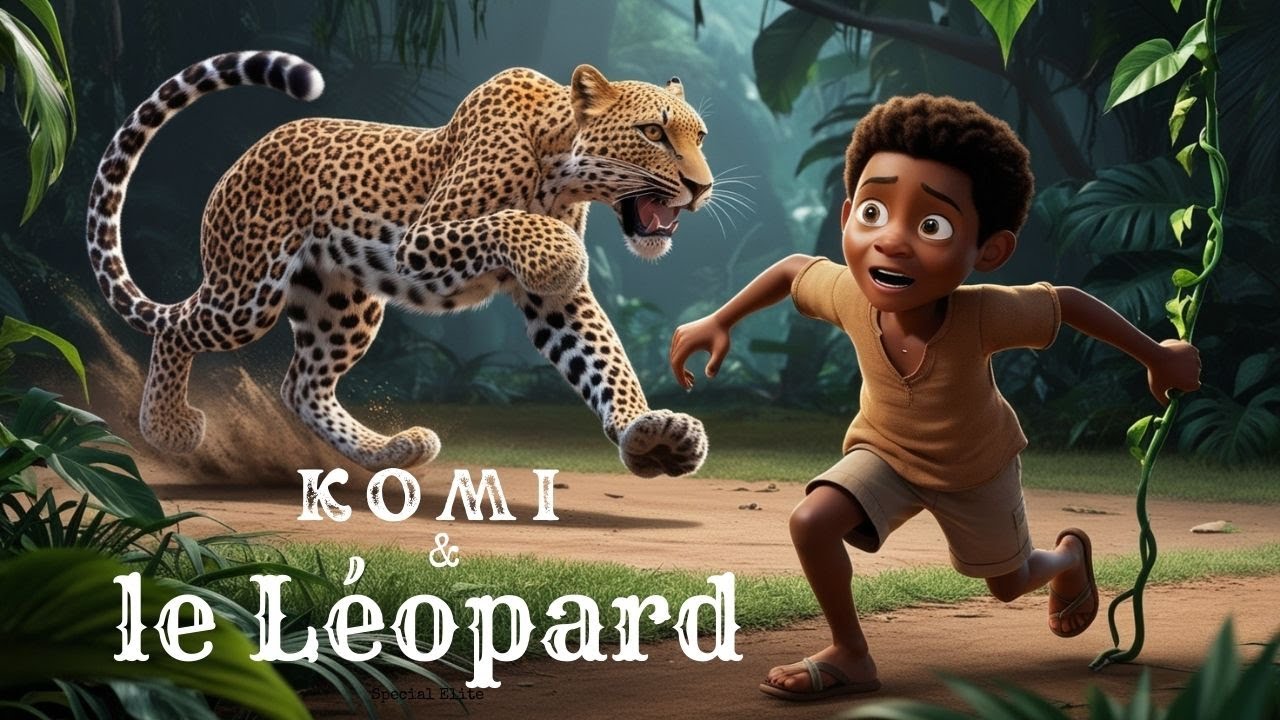 Conte africain : Komi et le Léopard de la Forêt | Histoire pour Enfants