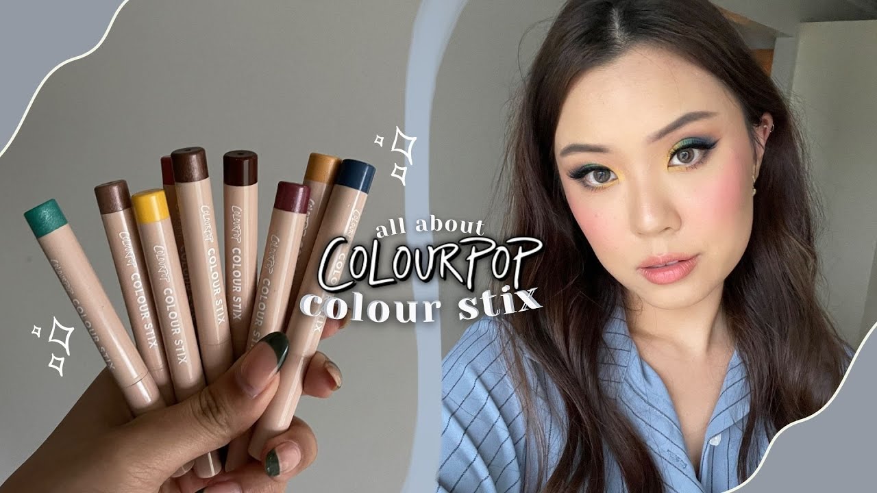 ALL ABOUT COLOURPOP COLOUR STIX 💙 3 LOOKS, REVIEW + SWATCHES!