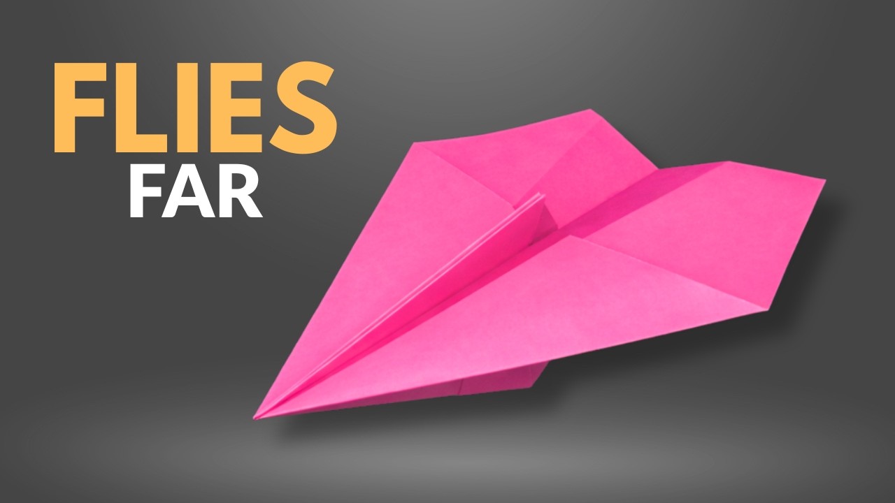 How to Make a Easy Paper Airplane Glider - World Best Paper Plane Easy