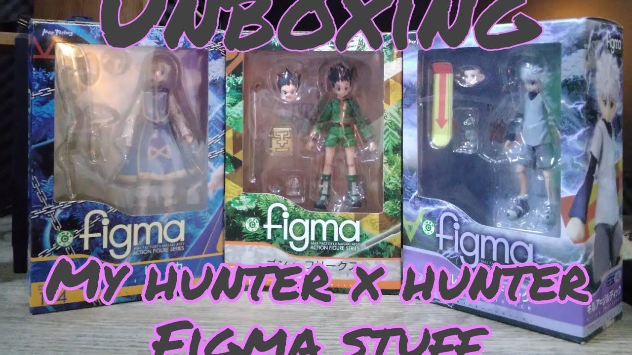 UNBOXING MY HUNTER X HUNTER FIGMA STUFF