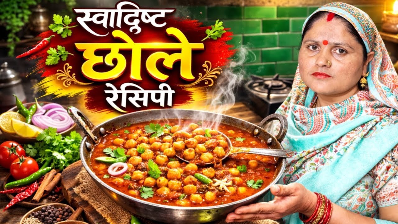 छोले की सब्जी स्वादिष्ट रेसिपी