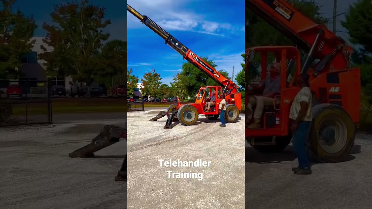 Telehandler training. #training #east2westsafetyplus #good #fun #safety #florida #telehandler