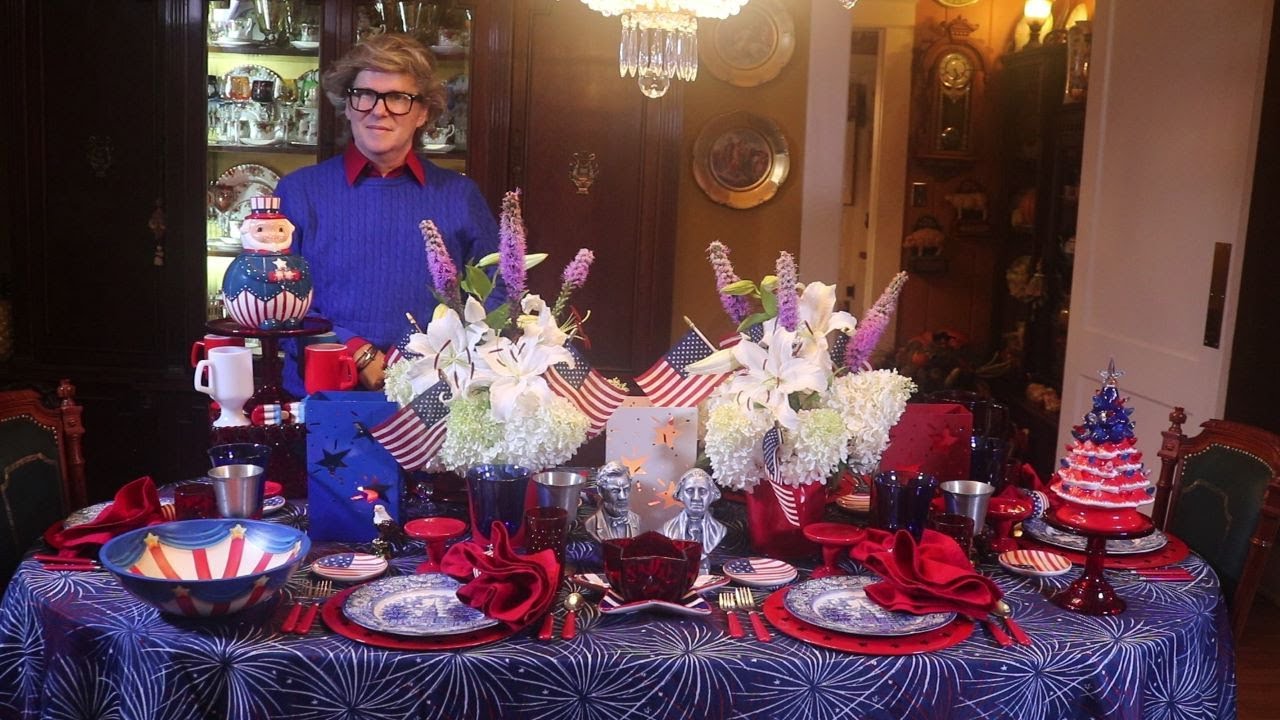 4th Of July Tablescape - Summer Table Ideas