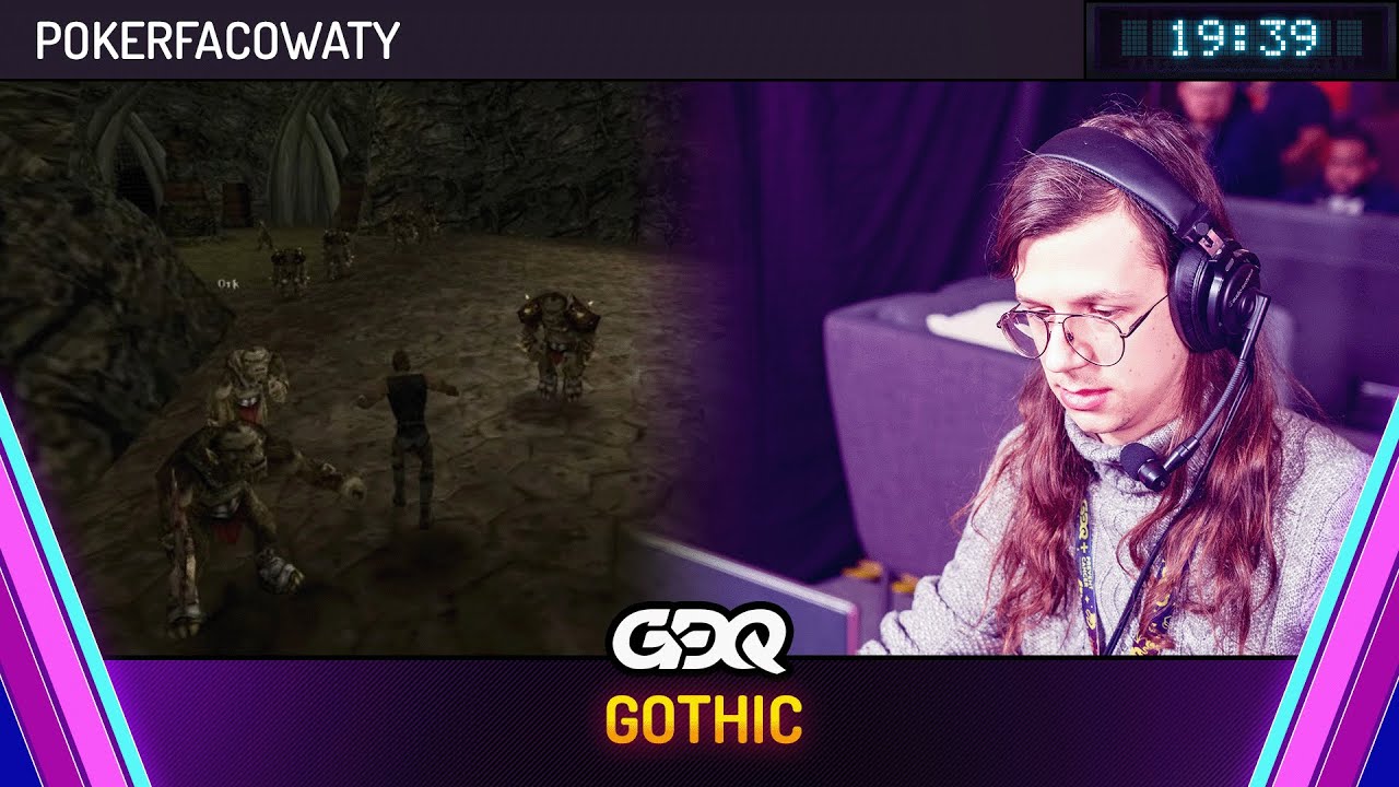 Gothic by PokerFacowaty in 19:39 - Awesome Games Done Quick 2025
