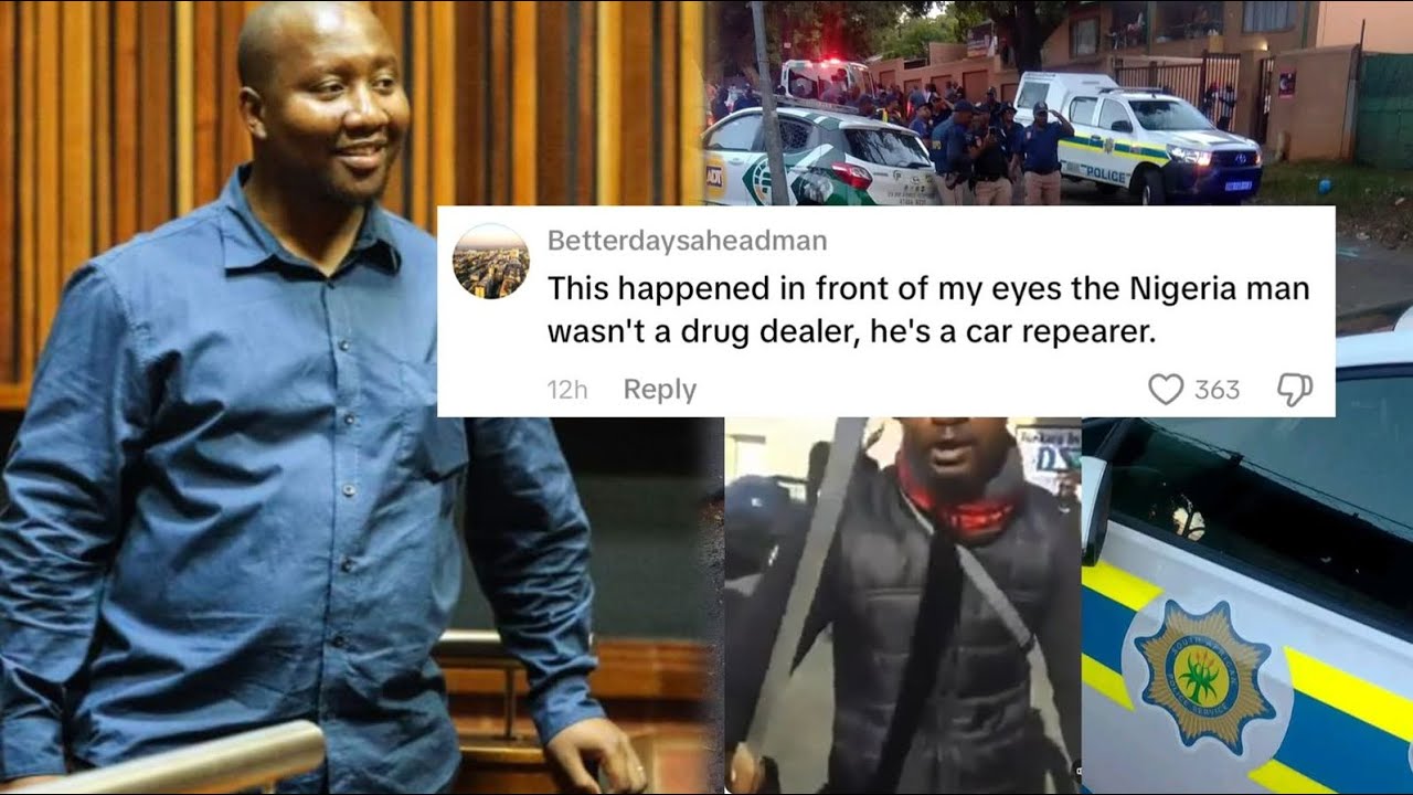 Watch Nigerians declare ‘W@r’ against South Africans supporting Xolani Khumalo after drug lord 💀