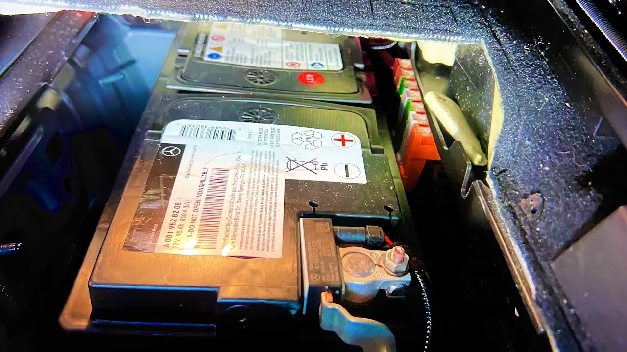 Mercedes GLE, GL & GLS Battery Location & Replacement Guide