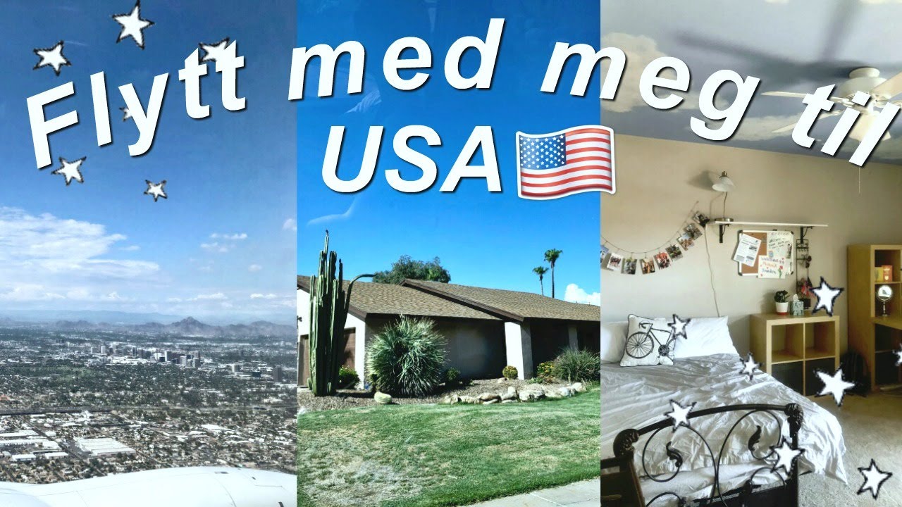 Flytter til USA vlogg | Utveksling i USA  19/20