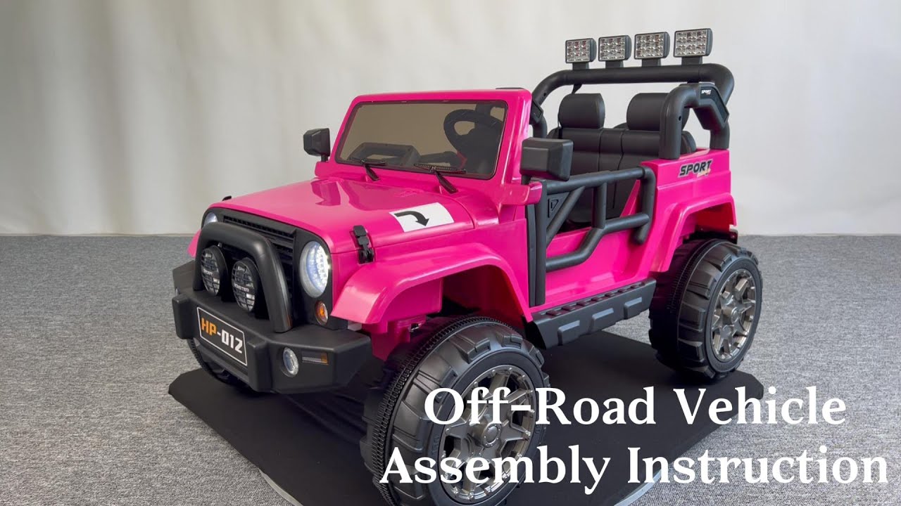 12/24V 2WD Ride on Car Assembly Guide
