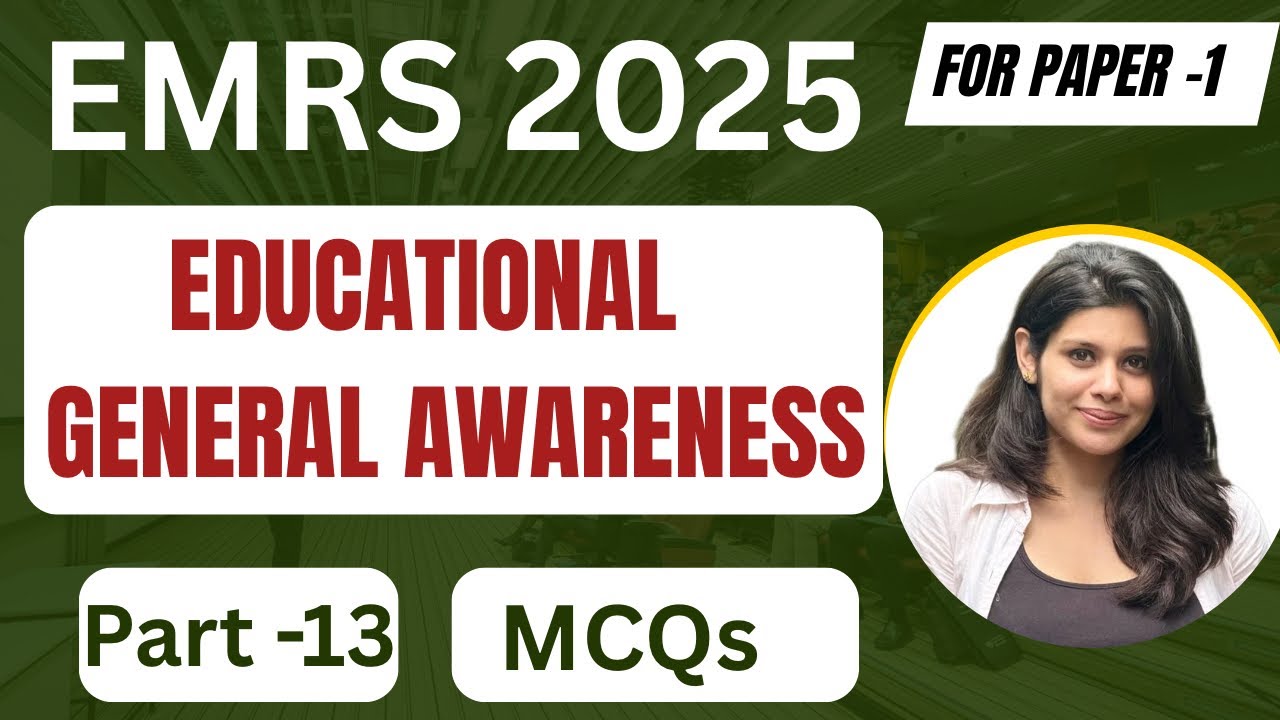 EMRS 2025 | Educational General awareness | Emrs Educational days | Educational CA | Education GK😃😇