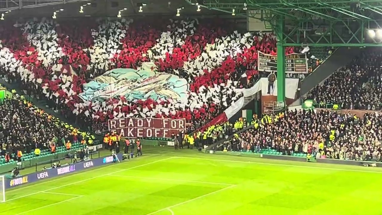 Stuttgart Tifo at Celtic Park