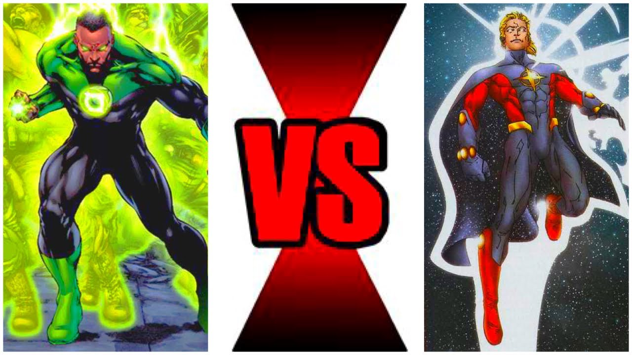 Green Lantern VS Quasar