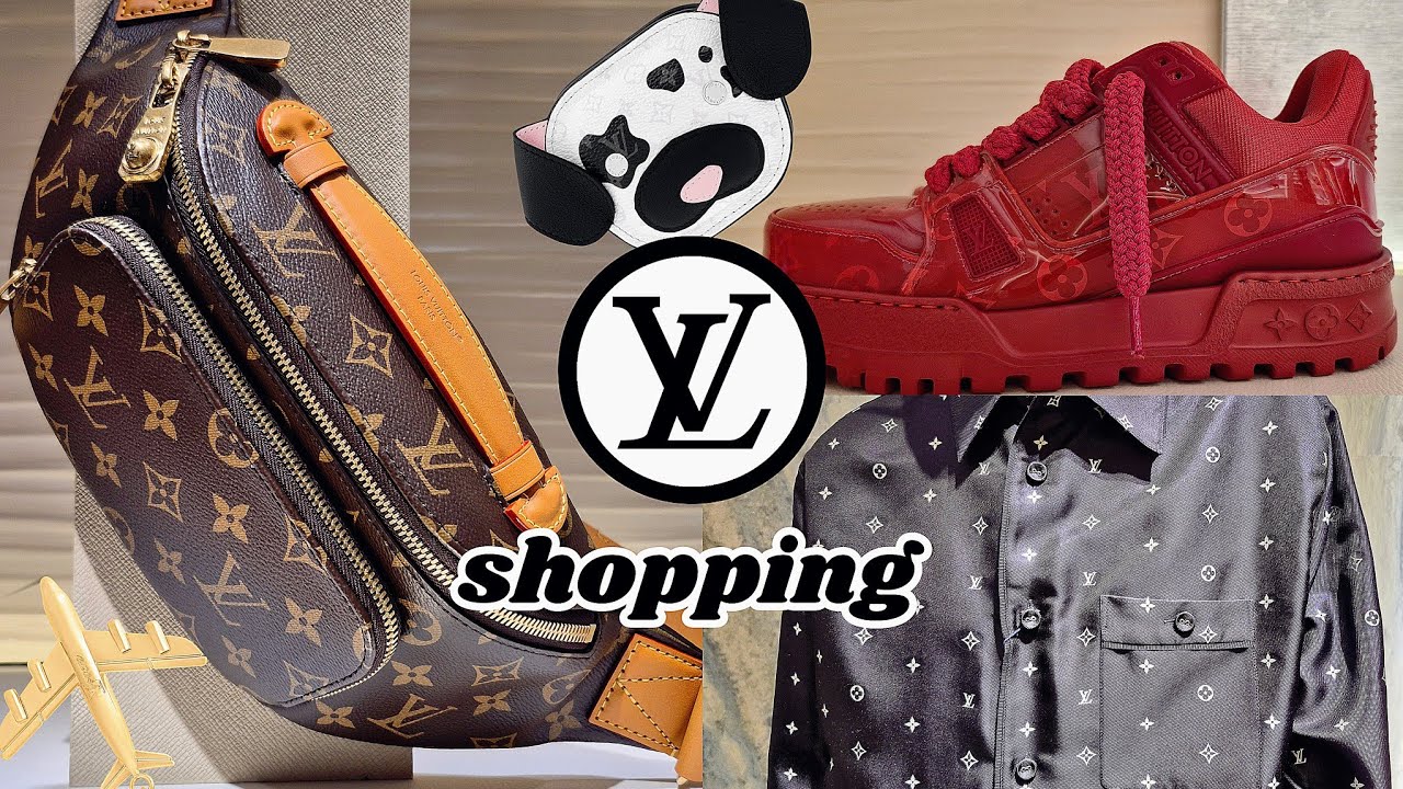 what's NEW at men's LV?🛹 LV RUSH MONOGRAM BUMBAG 🛹 LV SKATE SNEAKER 🛹 LV Men's Spring-Summer 2025
