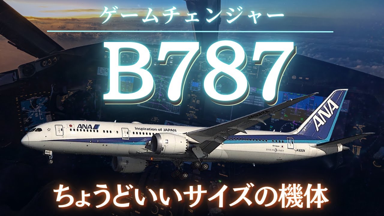 【ANA】B787 大きすぎず小さすぎない機体【JAL】