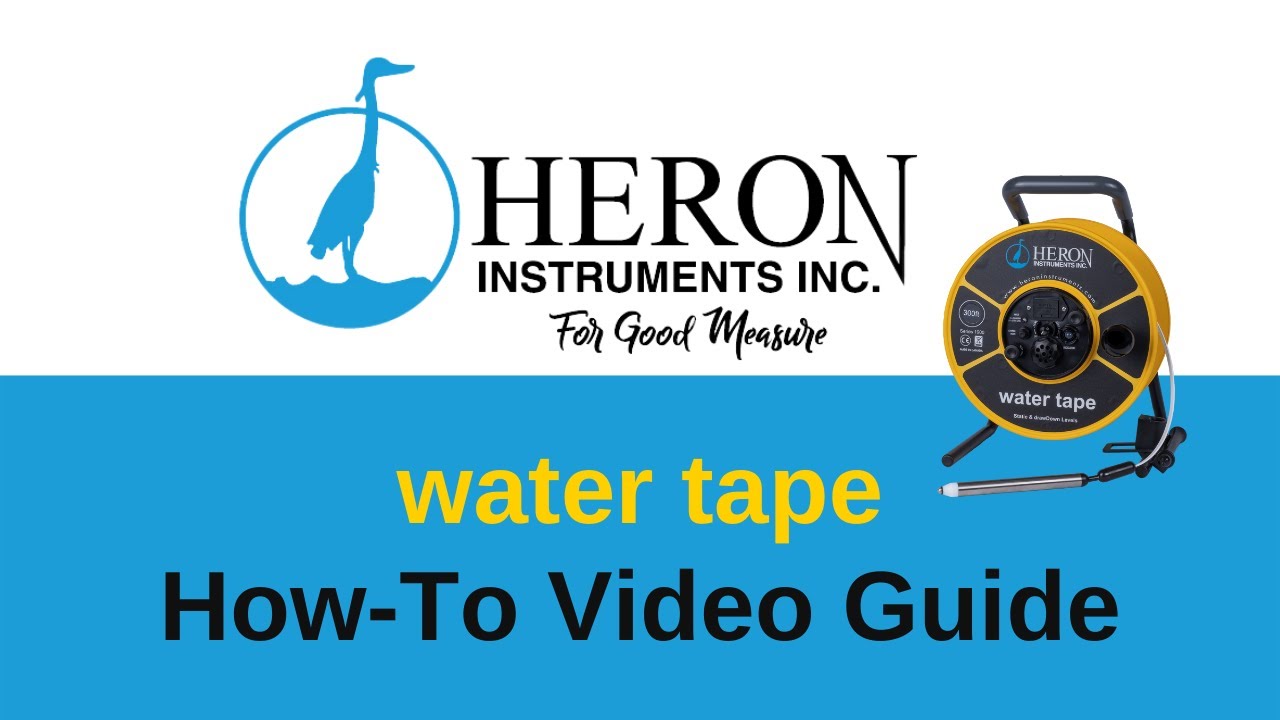 Water Level Meter - How to Use the water tape