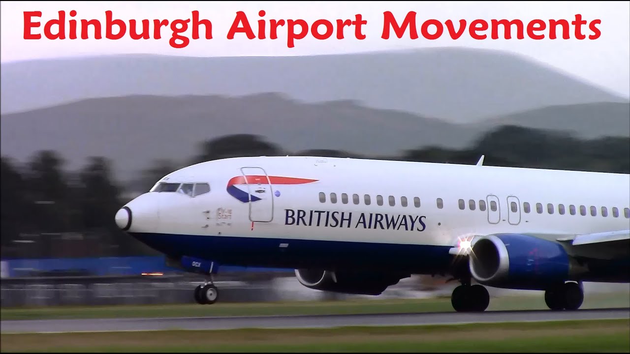Edinburgh Airport Movements - August 2014