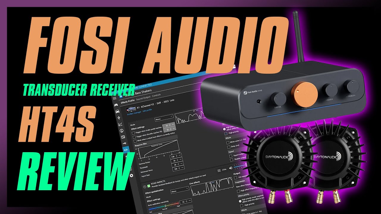 FOSI AUDIO HT4S Unbox and Review | Receiver for Simracing | Tech Talk | Nesterowicz Racing |