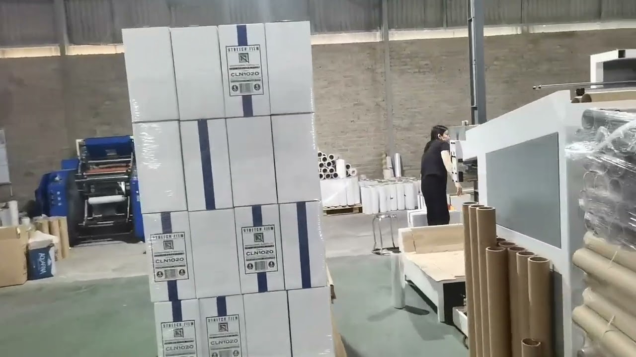High Speed Cast Stretch Film Line | Industrial LLDPE Wrapping Film Machine
