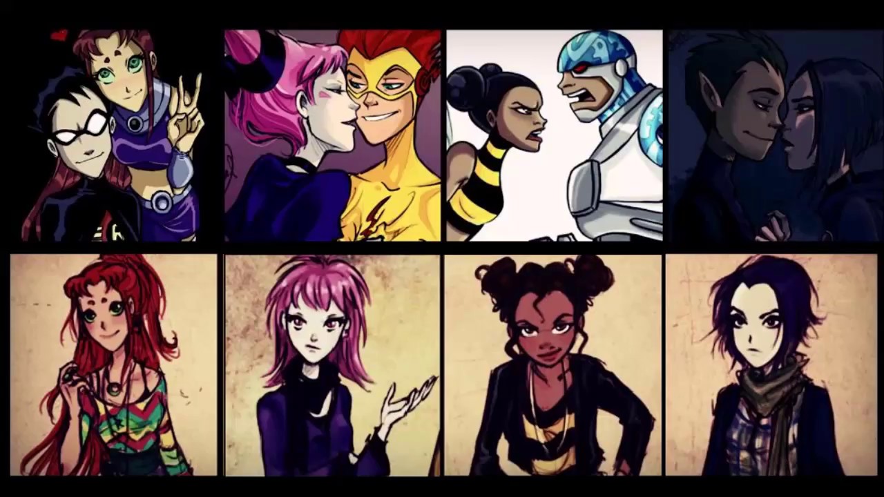 Teen Titans Couples Into You (REQUESTED)