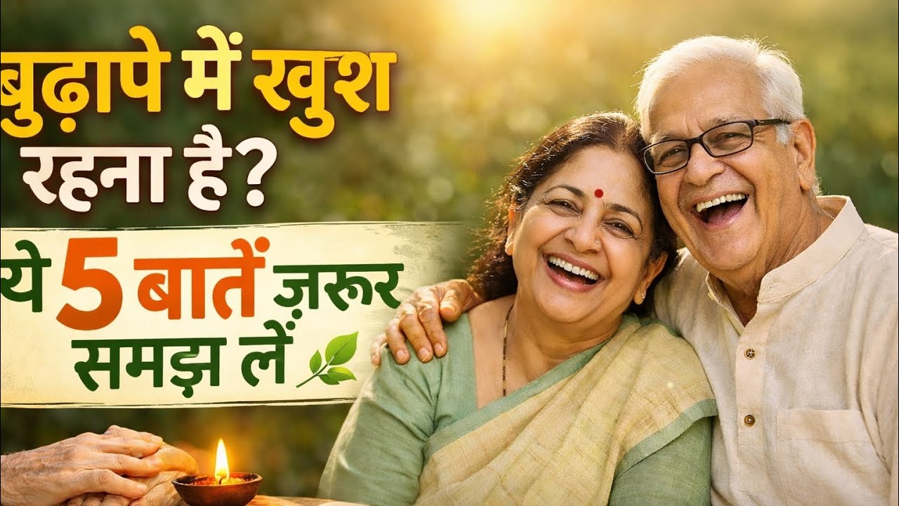 बुढ़ापे को सुकून कैसे बनाएँ? ये 5 बातें ज़िंदगी बदल देंगी ||