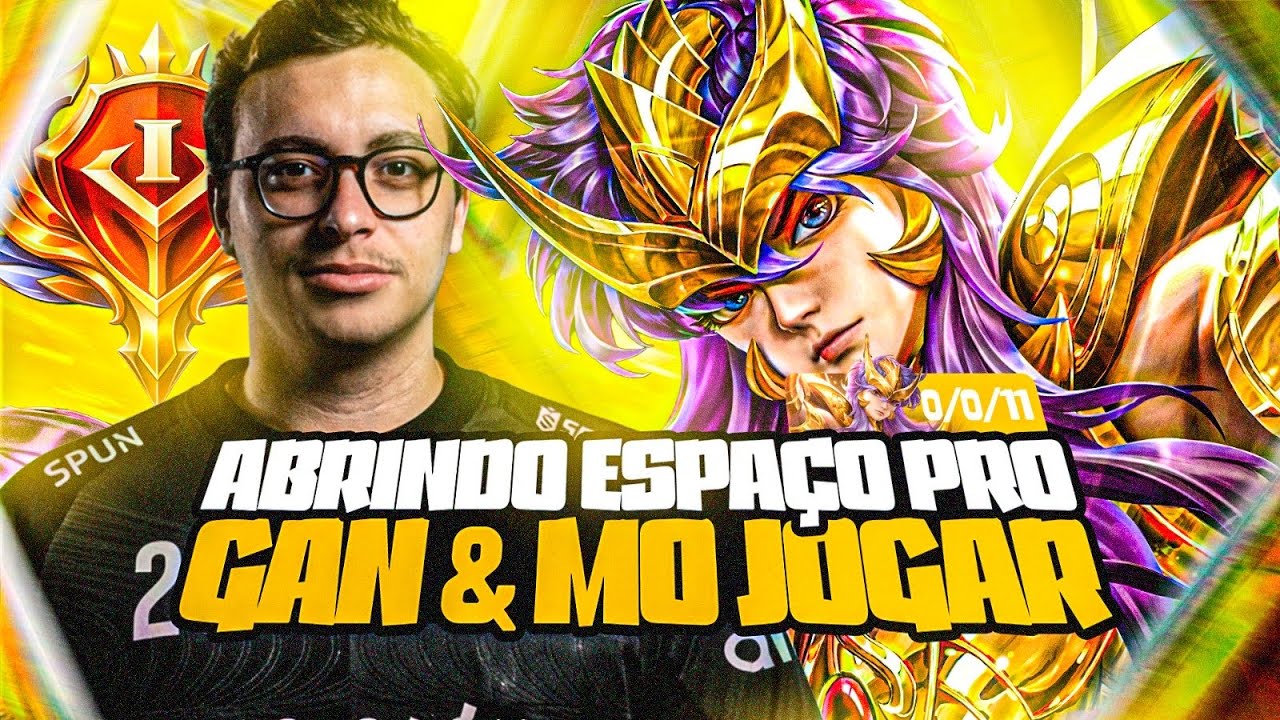 ABRINDO ESPAÇO PRO GAN & MO JOGAR - HONOR OF KINGS