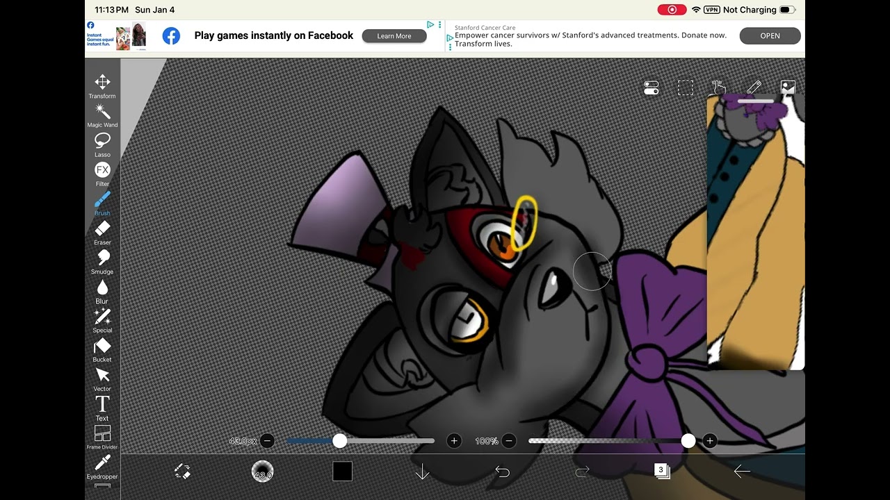 What Me Fail At drawing My Characters with miss-placed music.