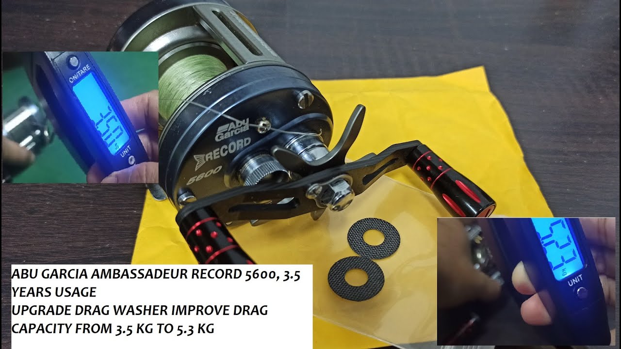 Upgrade drag washer Abu Garcia Ambassadeur Record 5600
