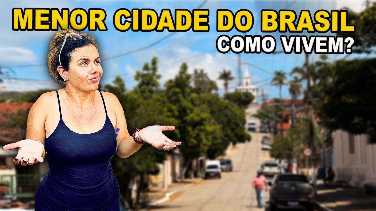 Como é viver na MENOR CIDADE DO BRASIL? (apenas 833 habitantes)