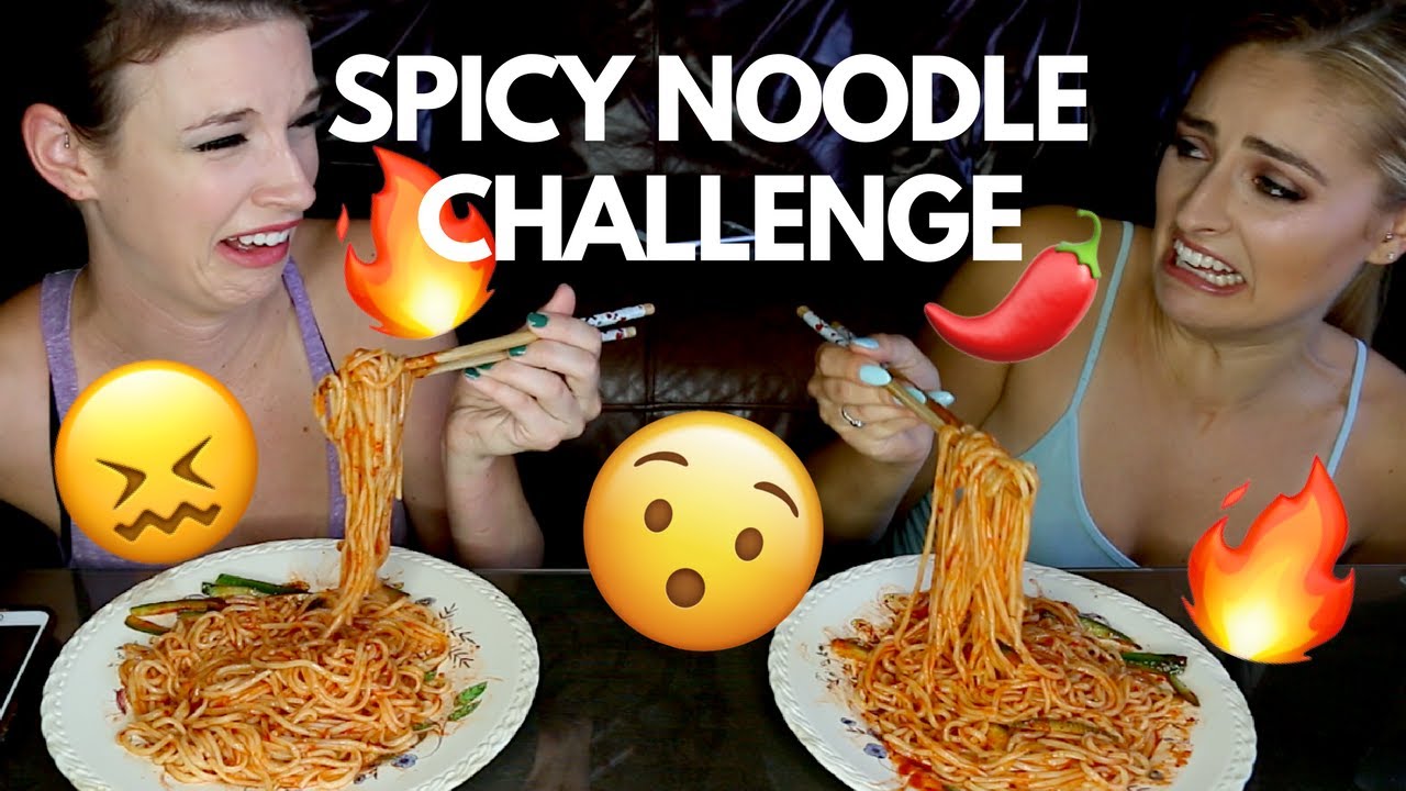 EXTREME SPICY NOODLE CHALLENGE! (Vegan) Mukbang Monday