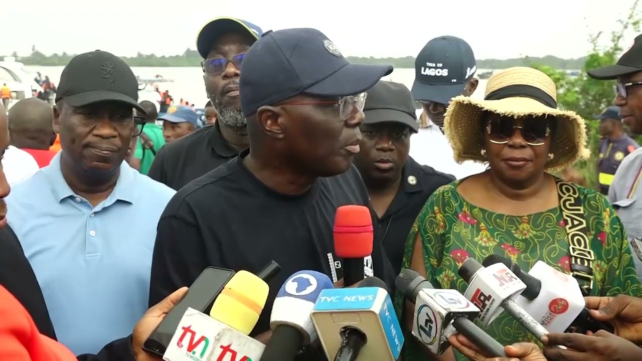 SANWO-OLU TOURS LAGOS COASTLINES; REGENERATION UNDERWAY
