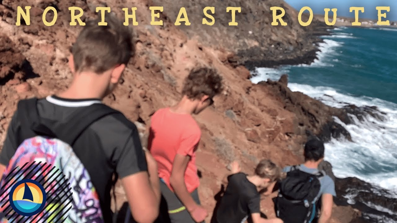 La Graciosa 🌊 Rugged Coastal Hike, Pedro Barba Beach & the Wave-Breaker Wall | Ep45