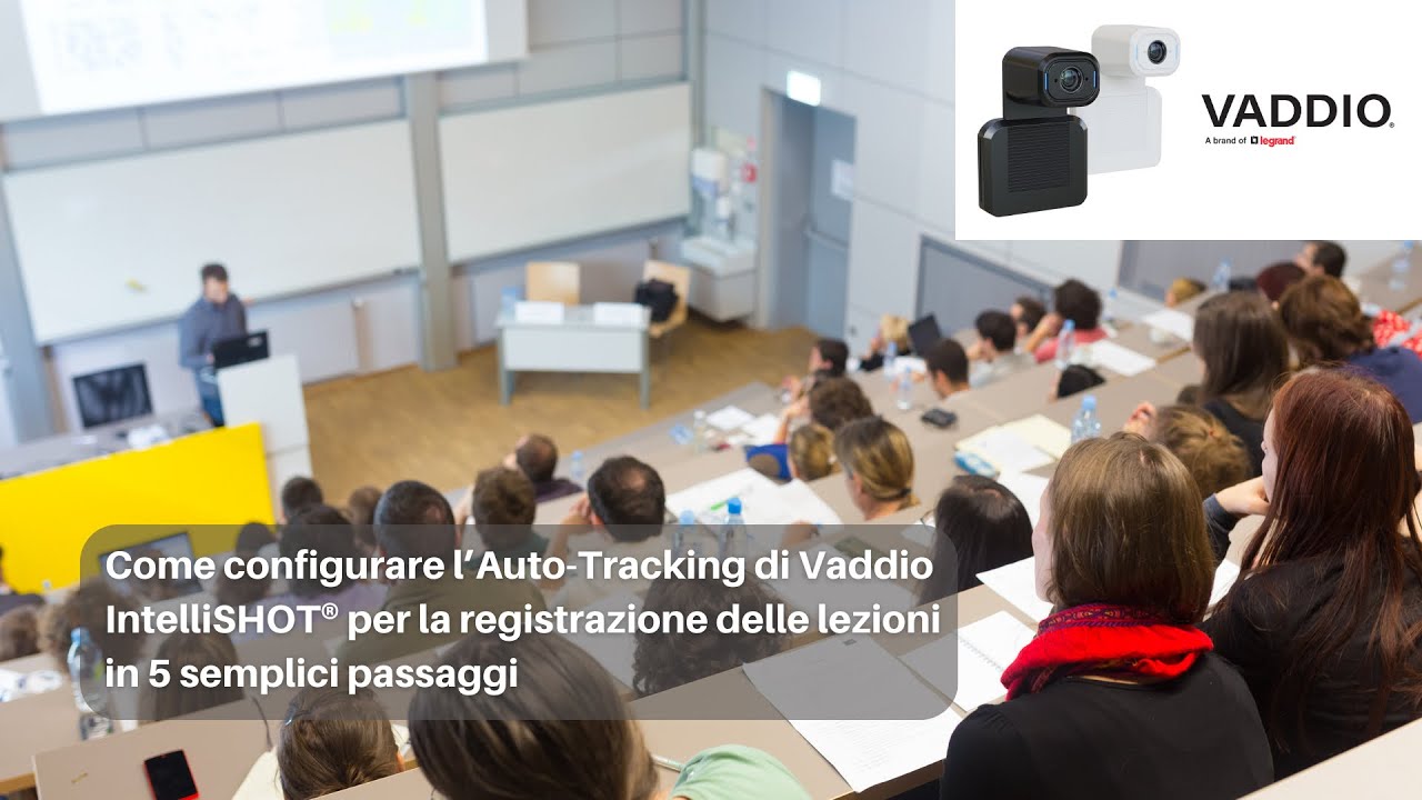 Tutorial Vaddio IntelliSHOT Autotracking