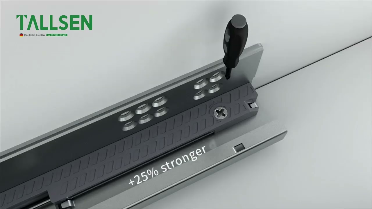 The Complete Analysis of Tallsen Hidden Drawer Slide 3D Installation