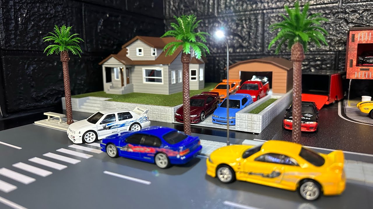 New!! FAST & FURIOUS TORETTOS HOUSE.. 1:64 Scale