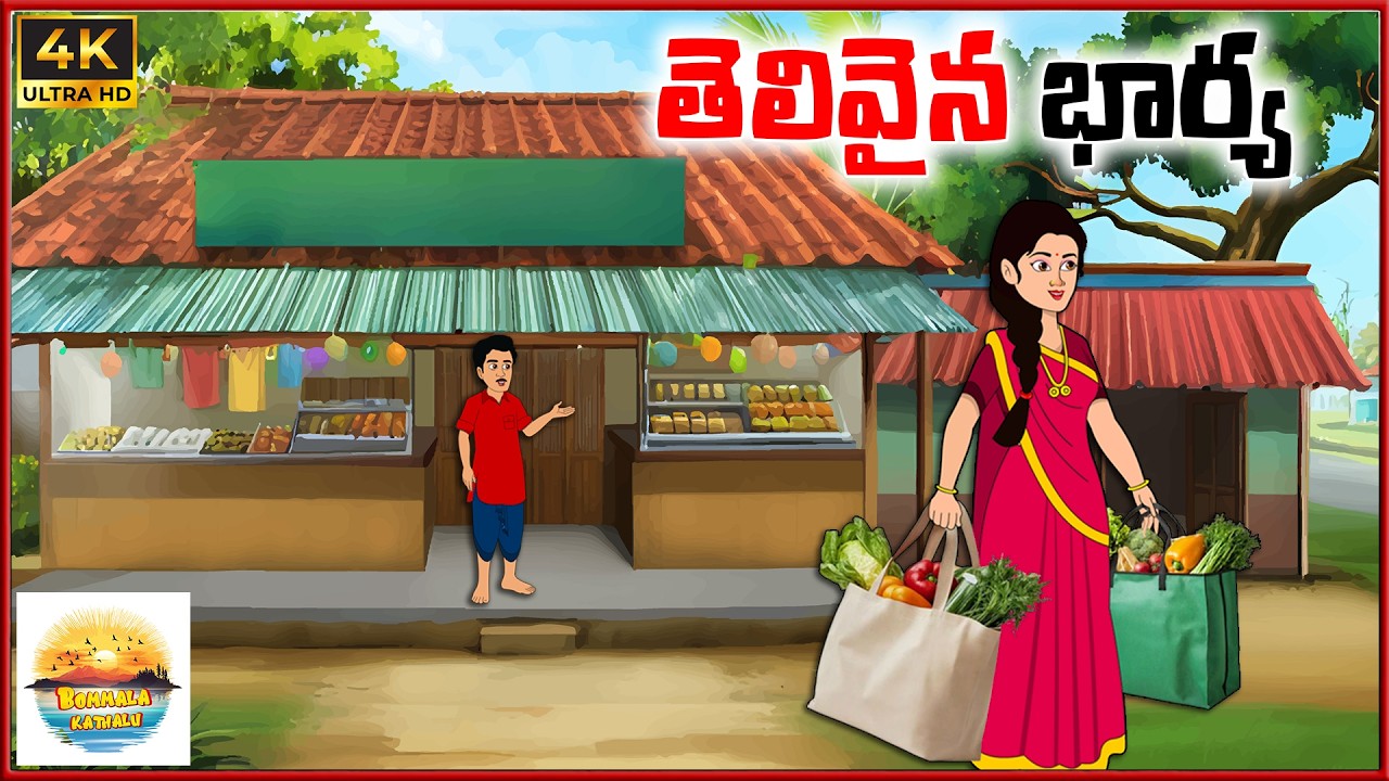తెలివైన భార్య  | Bommala kathalu E56 | moral stories in telugu | neethi kathalu | telugu kathalu