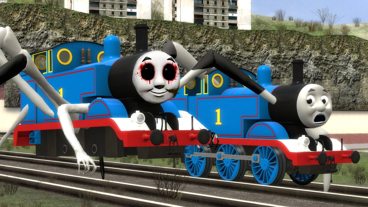 Thomas The Tank Engine meets Cursed Thomas in Garry's Mod