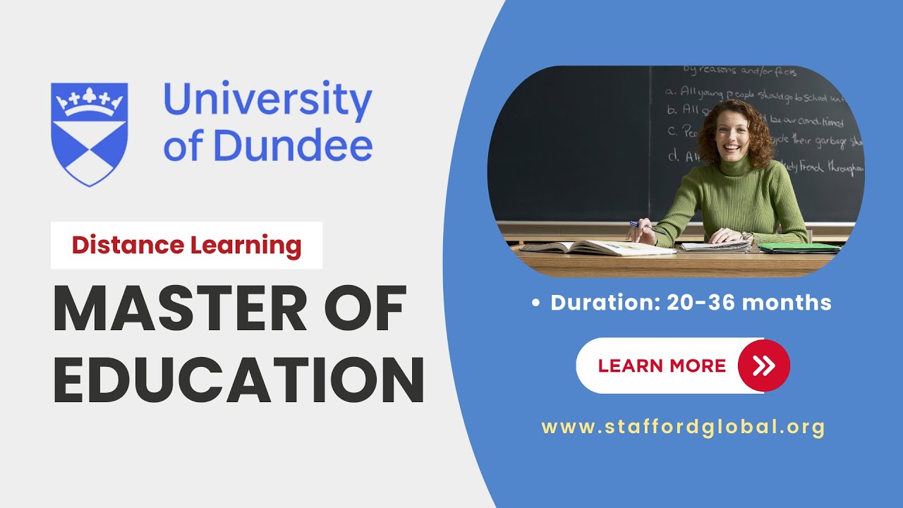 Master of Education | University of Dundee - UK Degree
