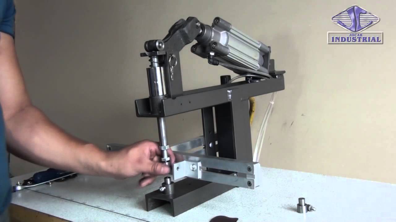 COMO REMACHAR BROCHE METALICO CON JC10N NEUMATICA