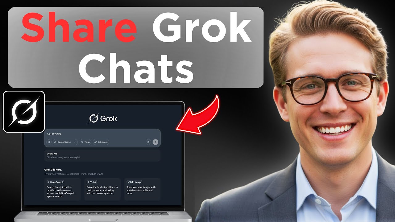 Как быстро делиться сообщениями в чате с помощью Grok AI (простое руководство)
