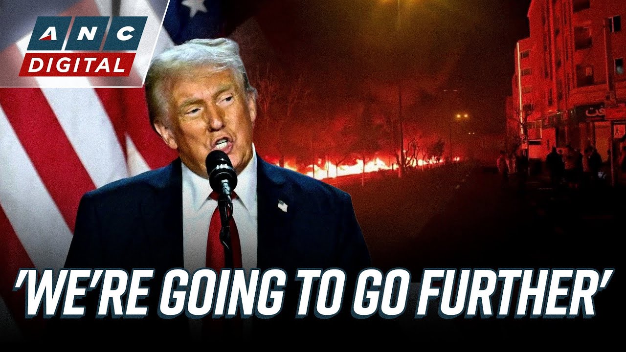 MOMENT: Trump says U.S. is going to 'go further' in Iran conflict | ANC