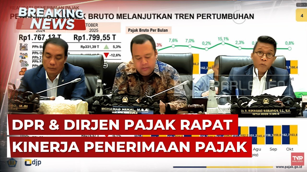 BREAKING NEWS - Komisi XI DPR Rapat dengan Dirjen Pajak Bahas Kinerja Penerimaan Pajak