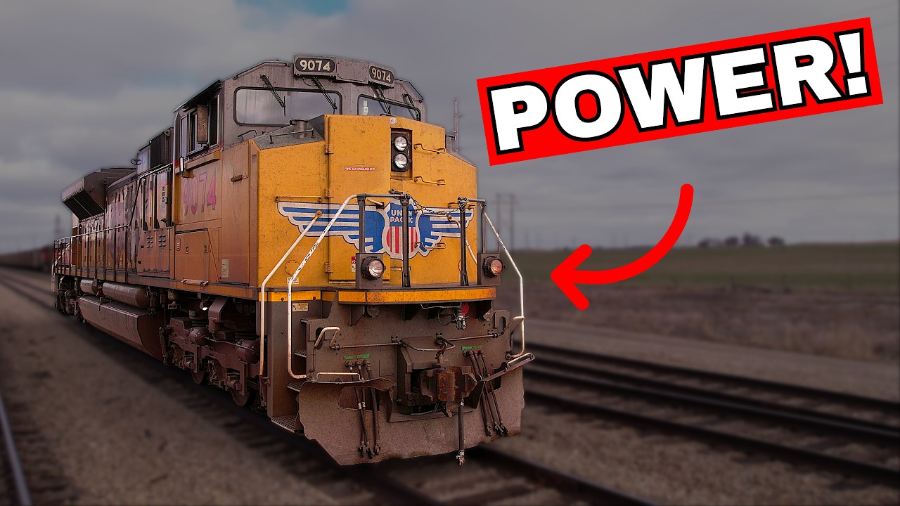 EMD SD70AH Locomotive Air Startup and Run 8