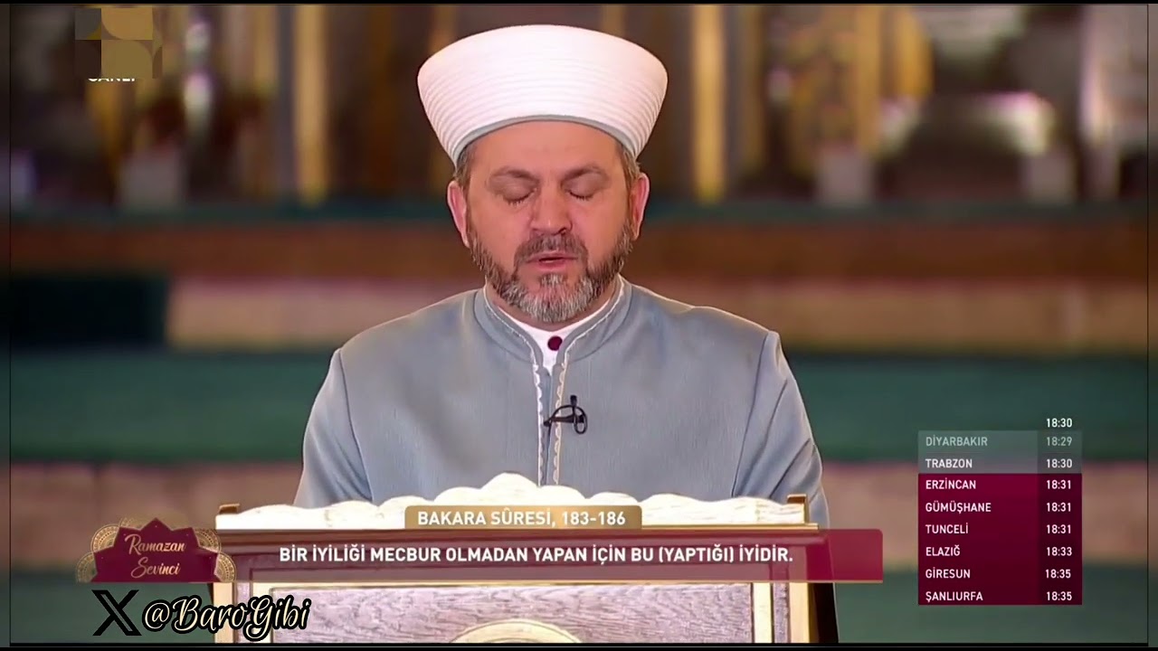 Ferruh Muştuer - Bakara Süresi 183-186 (Ramazan Sevinci 1. Bölüm) (11 Mart 2024)