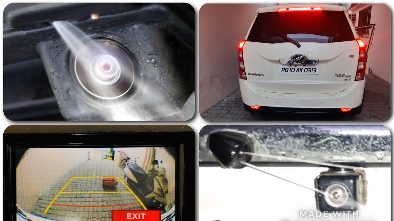 How to install washer for Car&rsquo;s reverse camera | Automatic lens cleaner system in car 🚗