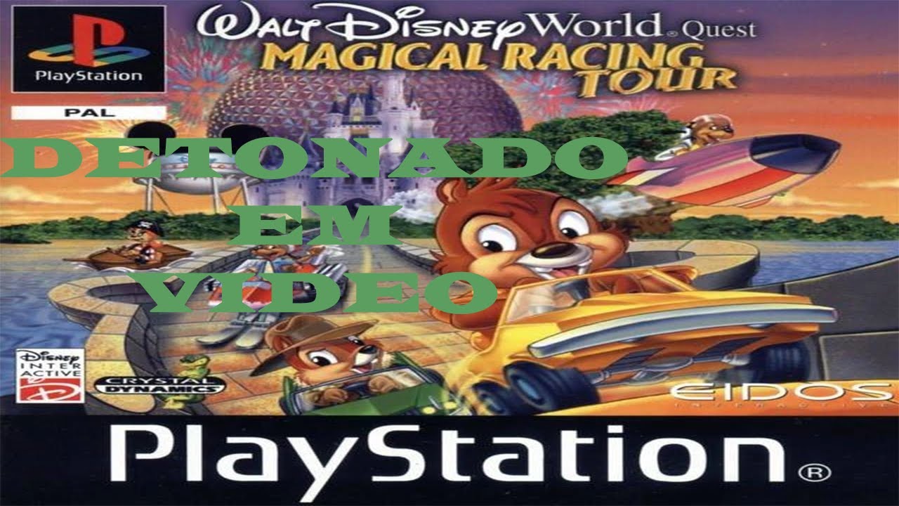 WALT DISNEY WORLD QUEST MAGICAL RACING TOUR - DETONADO EM VIDEO - PS1