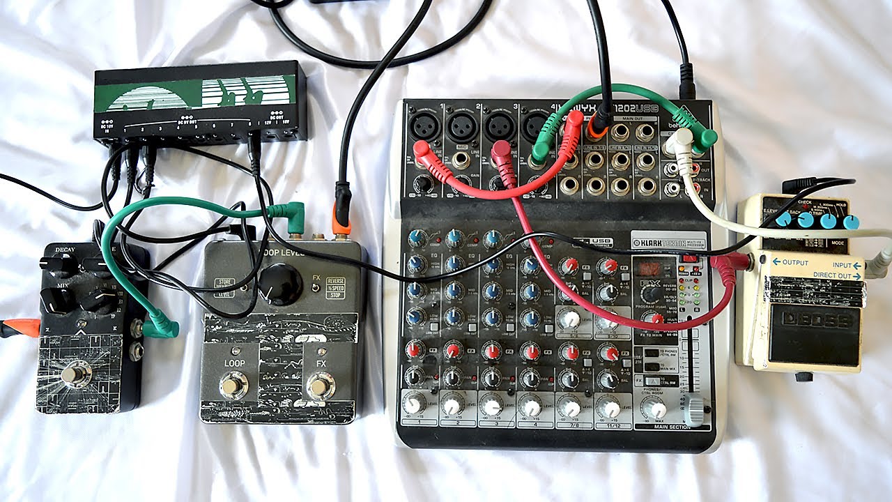 Live Looping : No Input Mixer & Effect Pedals