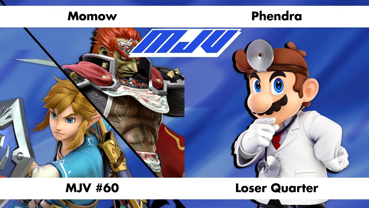MJV #60 - Momow (Ganondorf, Link) Vs. Phendra (Dr Mario) - Loser Quarter