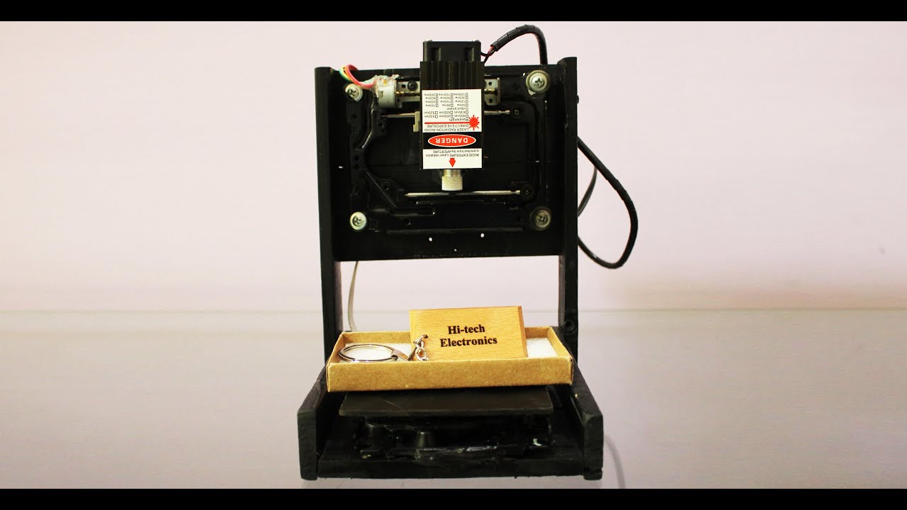How to make a mini laser engraver at home with Arduino.DIY project