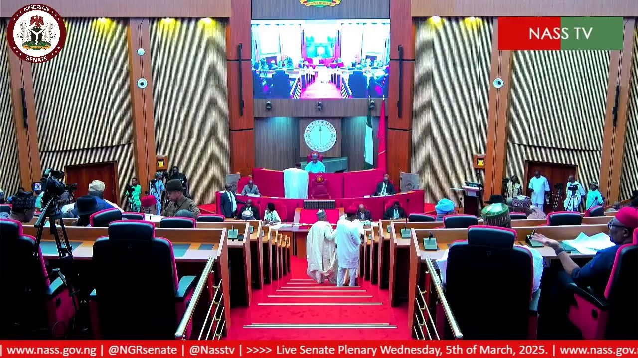 LIVE SENATE PLENARY WEDNESDAY 5TH MARCH, 2025