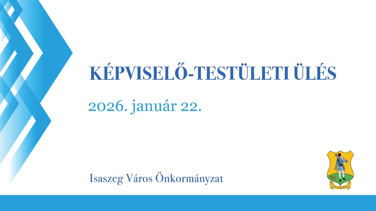 Képviselő-testületi ülés 2026. 01. 22.
