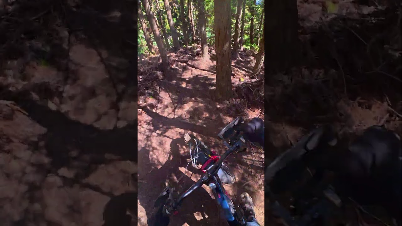 Premier essai Trou Blanc Gap Volcan 🌋 🇷🇪 #mtb #povmtb